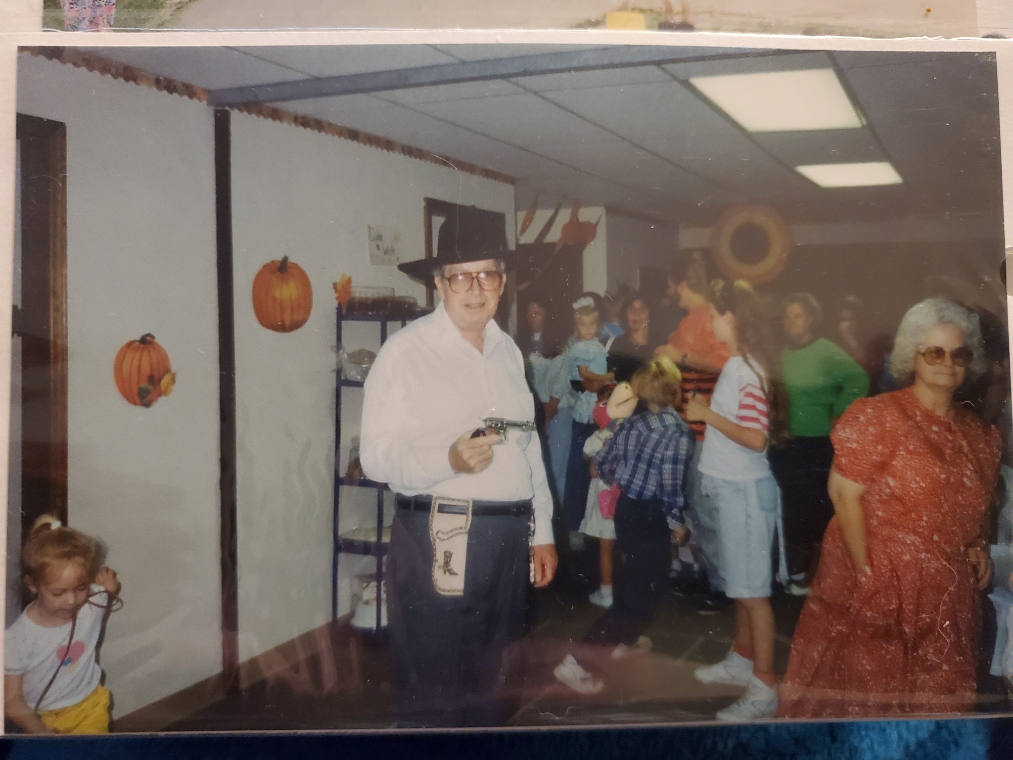 Uncle Russell with family and friends